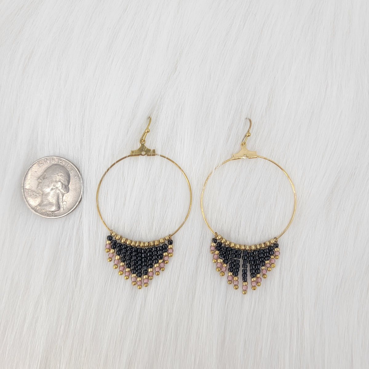 Drop Seed Beads Earrings