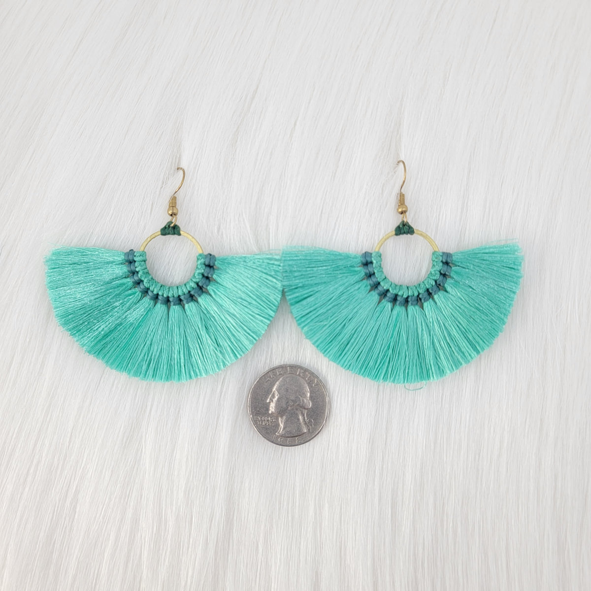 Fan Tassels Earrings