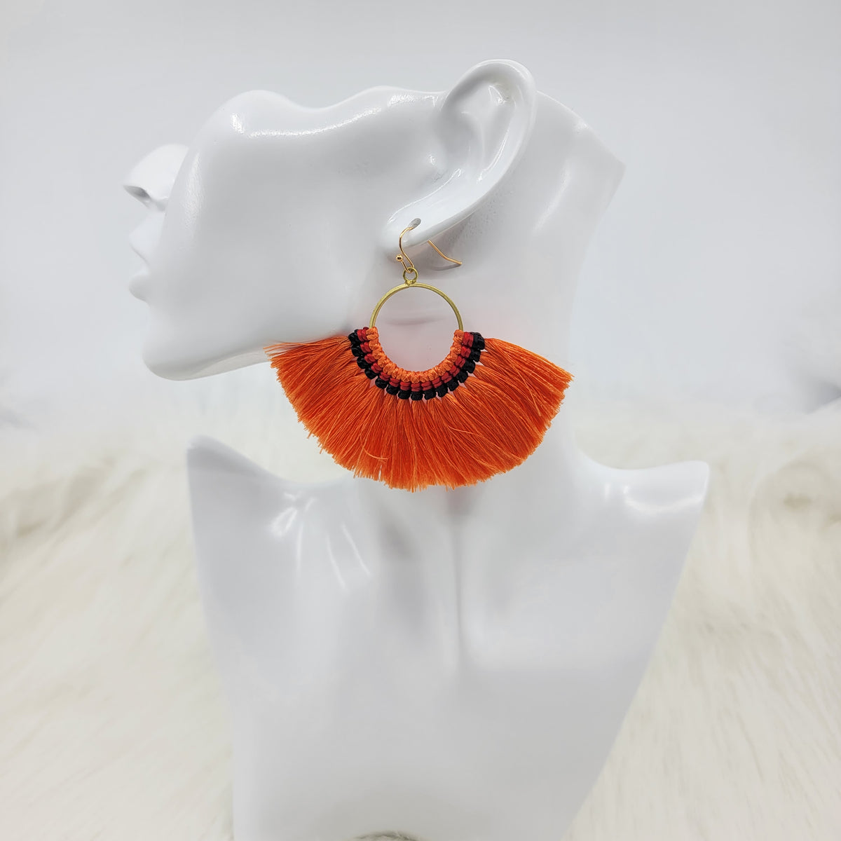 Big Bohemian Tassels Earrings
