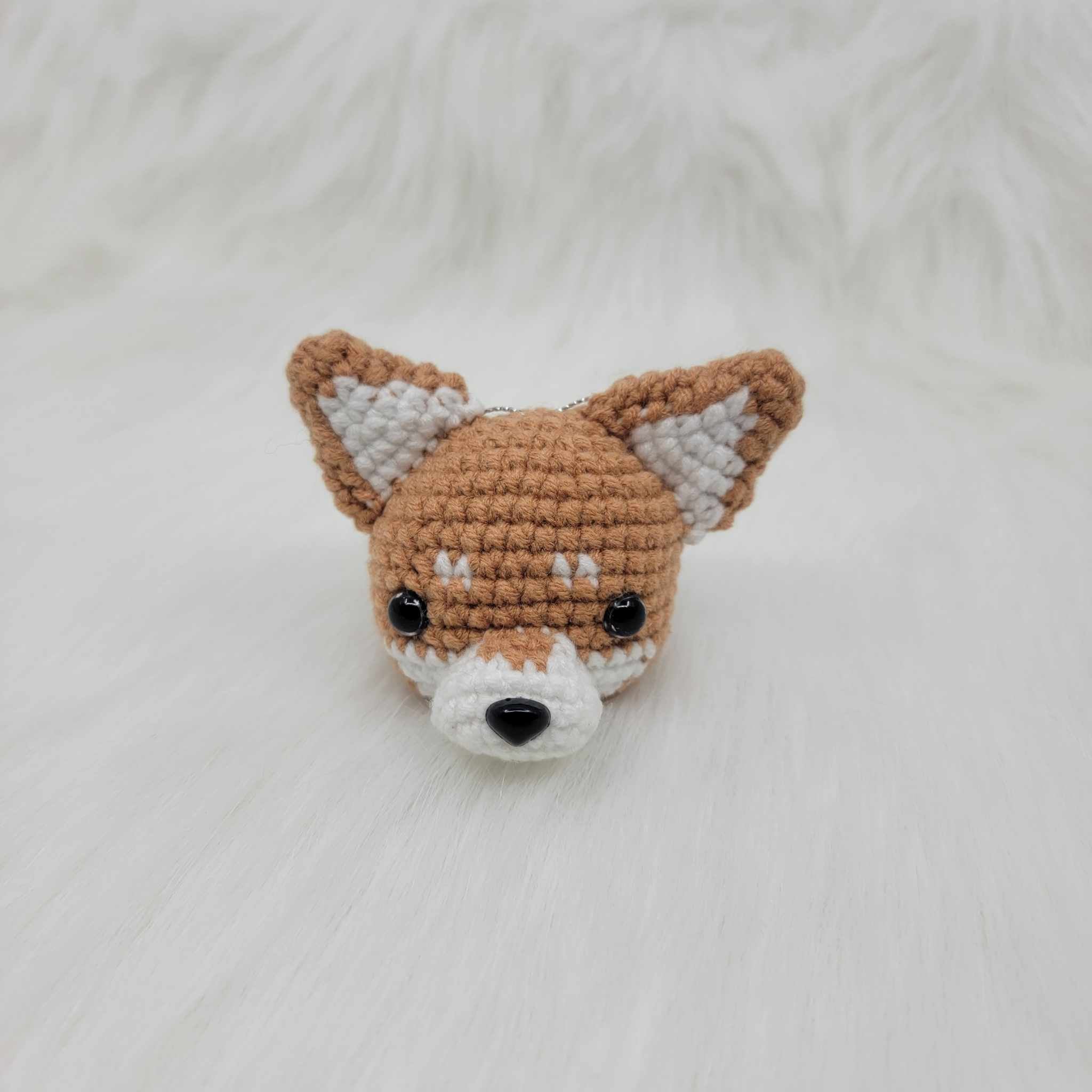 Crochet Dog Ornament Shiba Inu