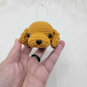 Crochet Dog Ornament Poodle