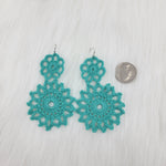 Crochet Flower Earrings