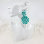 Crochet Flower Earrings