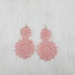 Crochet Flower Earrings