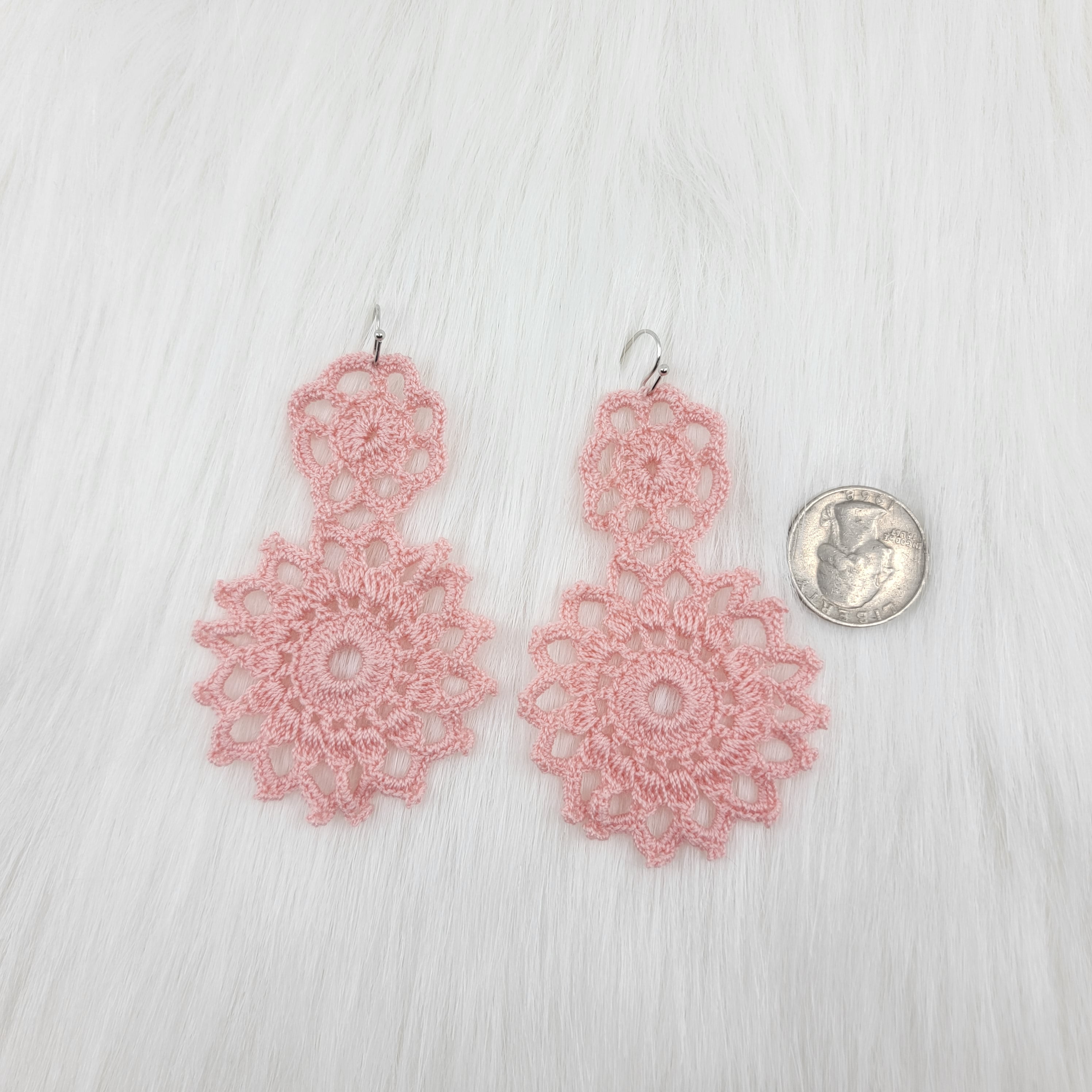 Crochet Flower Earrings