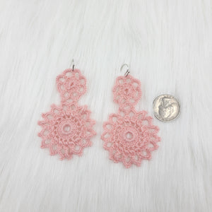 Crochet Flower Earrings