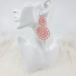 Crochet Flower Earrings