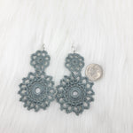 Crochet Flower Earrings