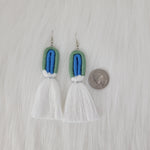 Rainbow Earrings With Tassels
