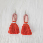 Rainbow Earrings With Tassels