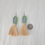 Rainbow Earrings With Tassels