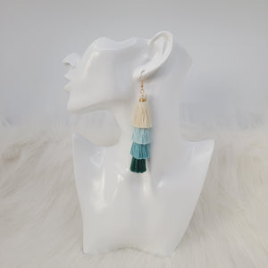 Quadruple Tassels Earrings