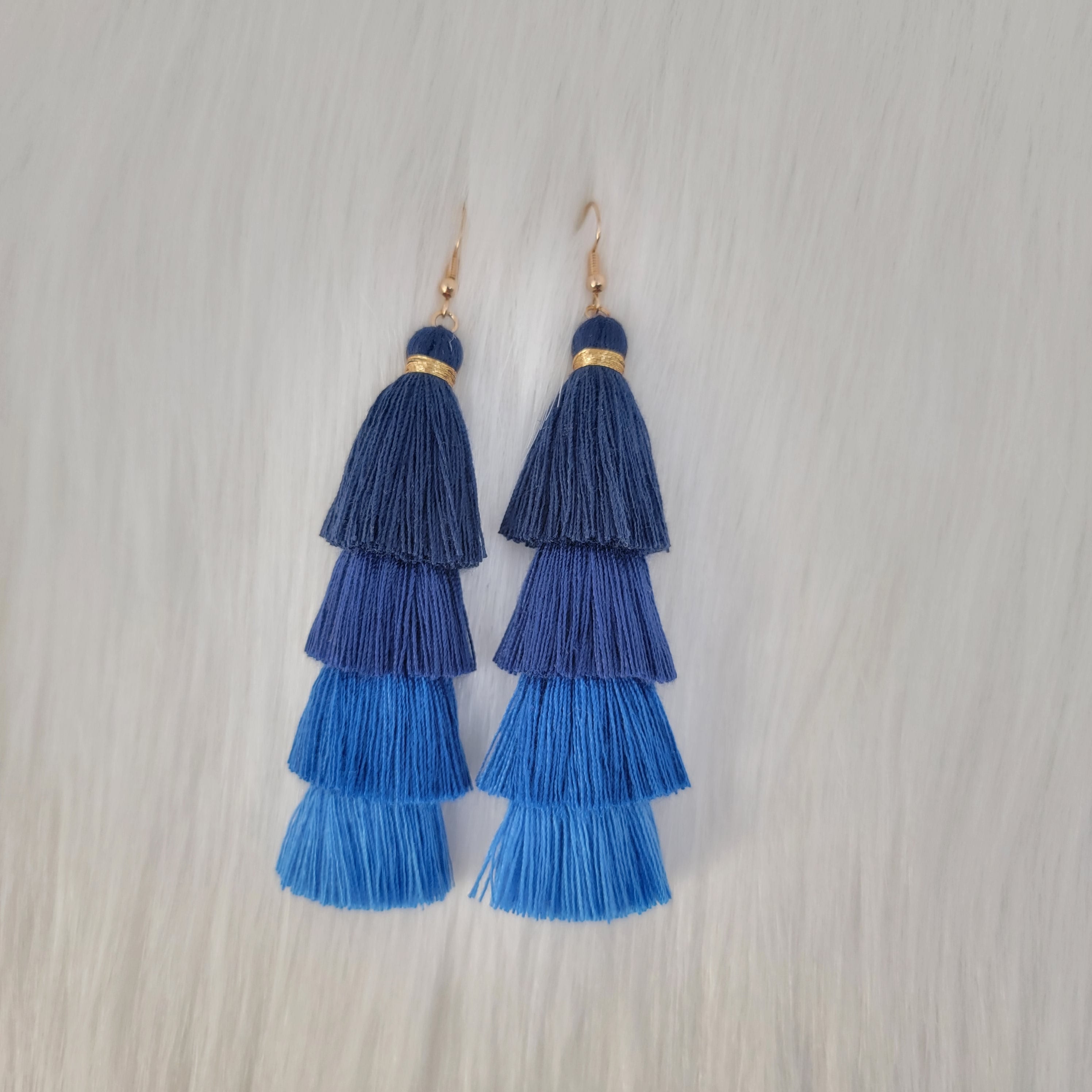 Quadruple Tassels Earrings
