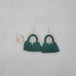Rainbow Cotton Earrings
