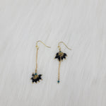 Flower Crystal Drop Dangle Earrings