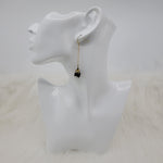Flower Crystal Drop Dangle Earrings