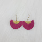 Small Fan Tassels Earrings