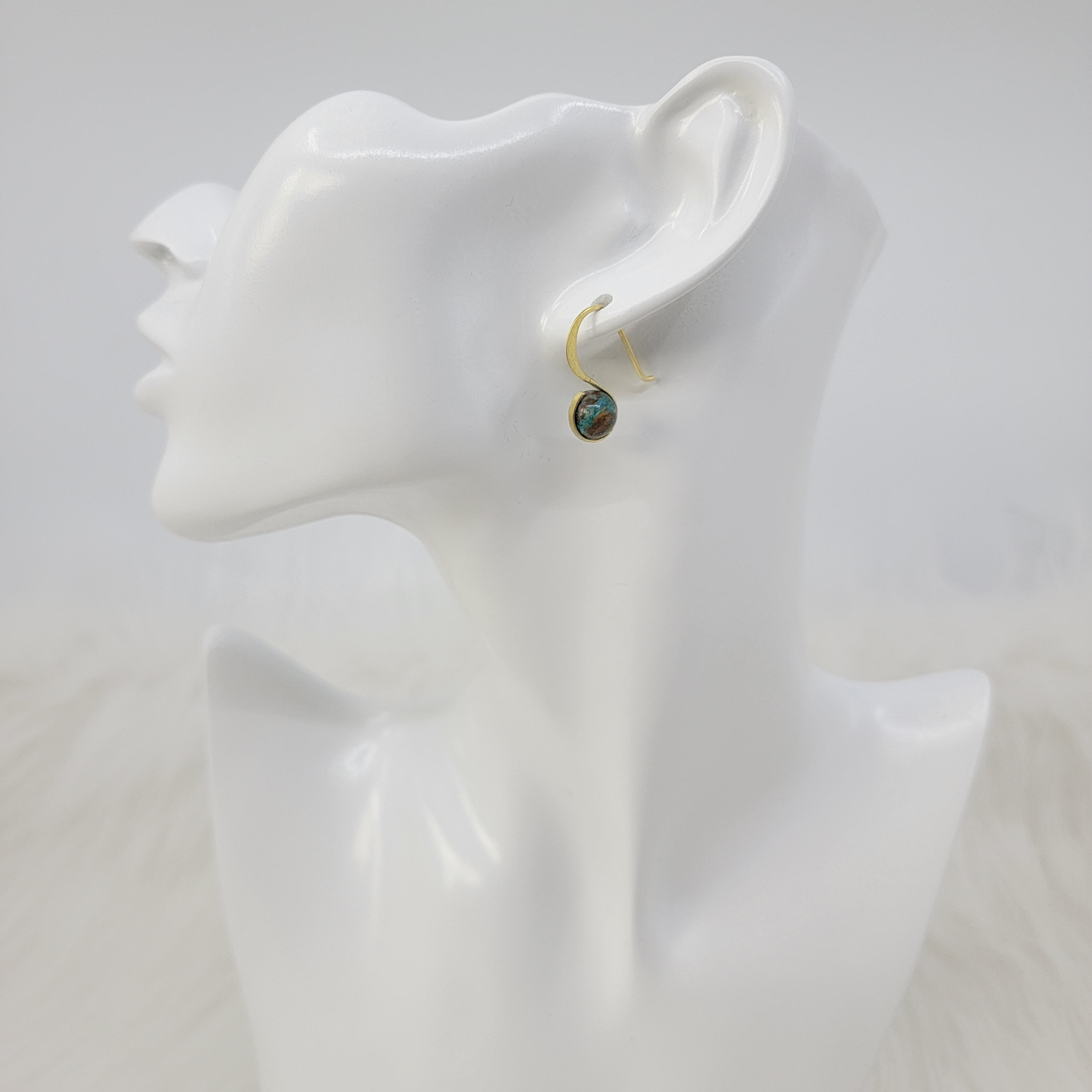 Stone Hooks Earrings