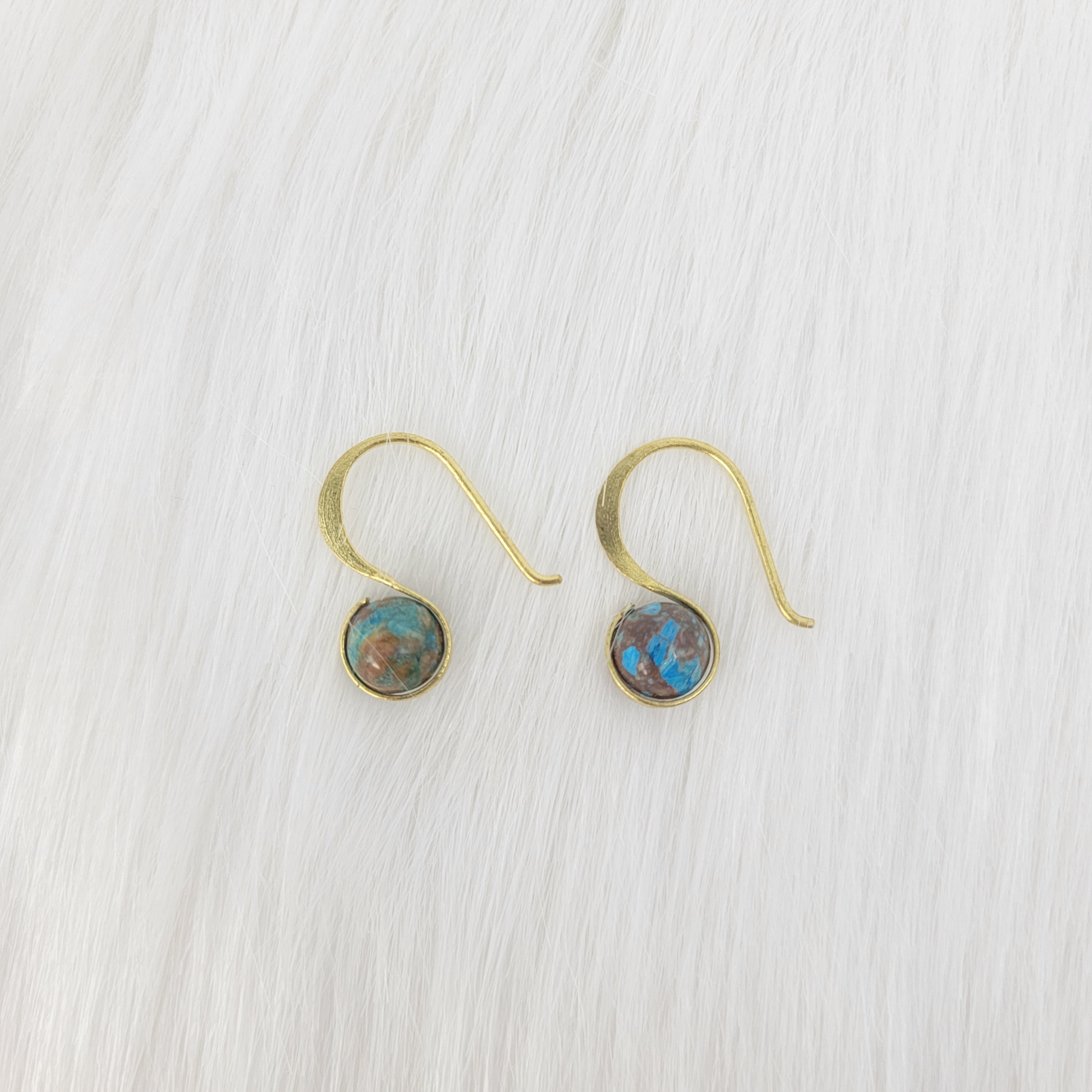 Stone Hooks Earrings
