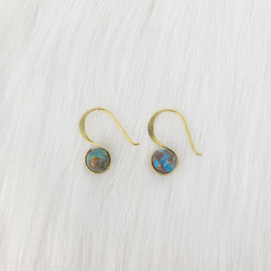 Stone Hooks Earrings