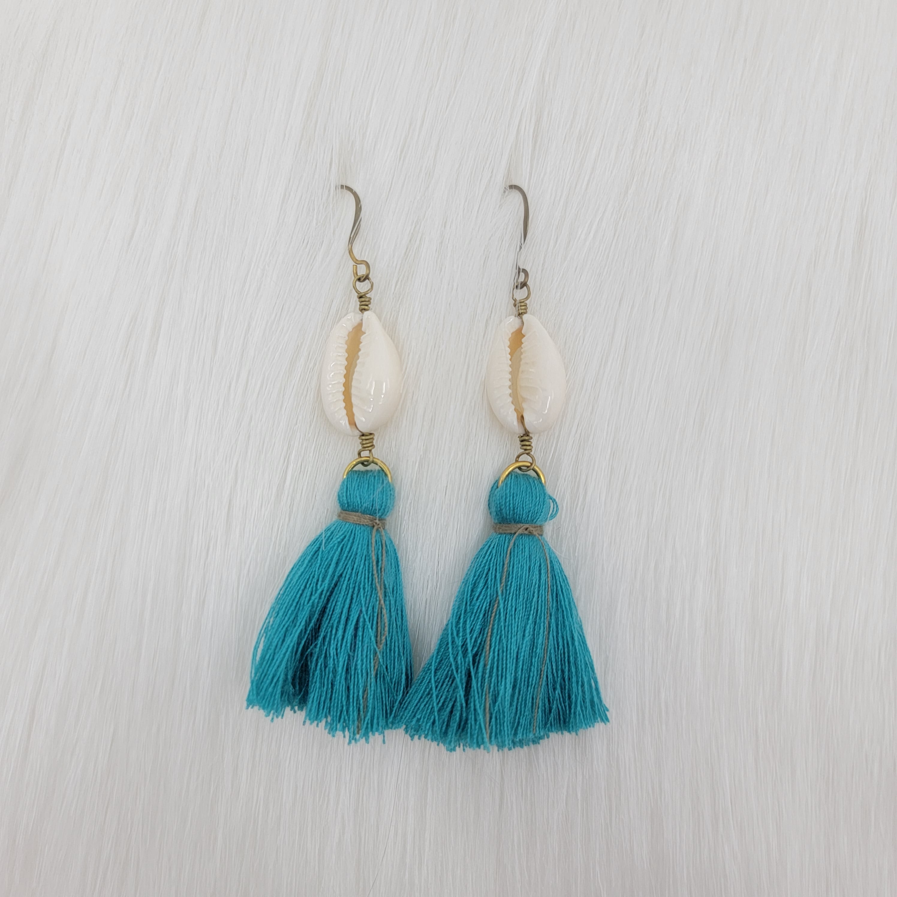 Cowries Earrings With Tassels