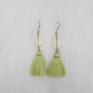 Cowries Earrings With Tassels