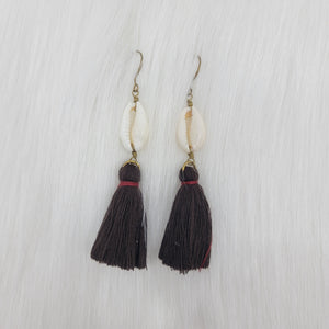 Cowries Earrings With Tassels