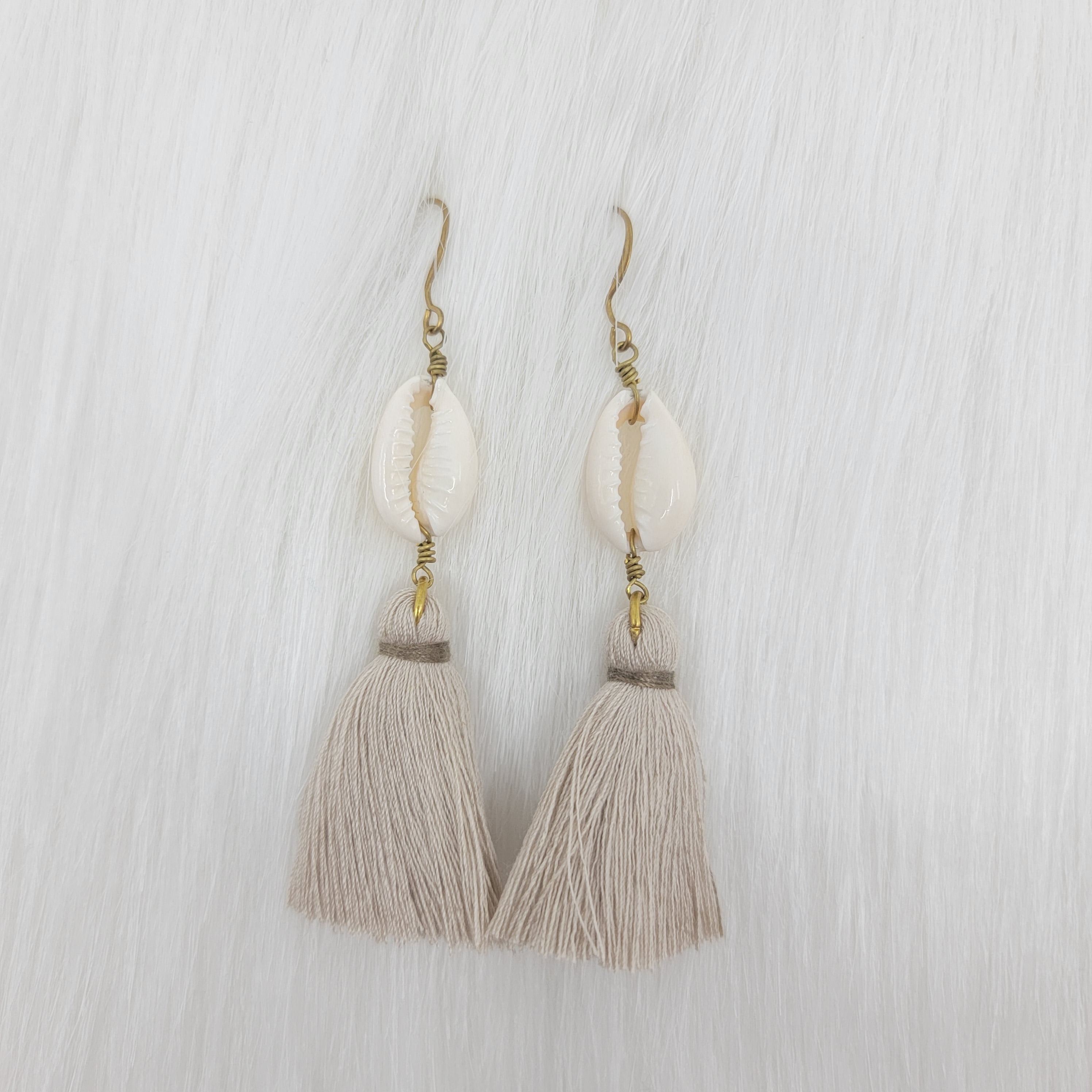 Cowries Earrings With Tassels