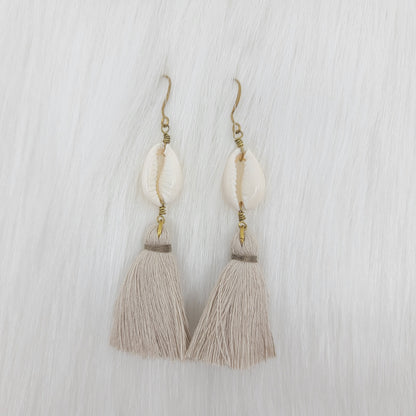 Cowries Earrings With Tassels