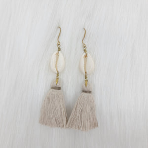 Cowries Earrings With Tassels