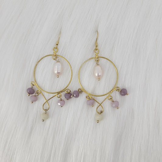 Dangle Earring With Crystal Earrings
