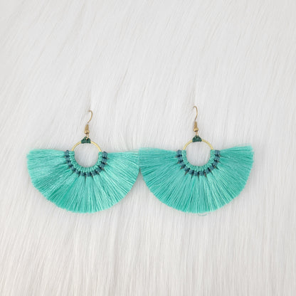 Fan Tassels Earrings