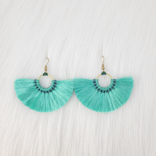 Fan Tassels Earrings