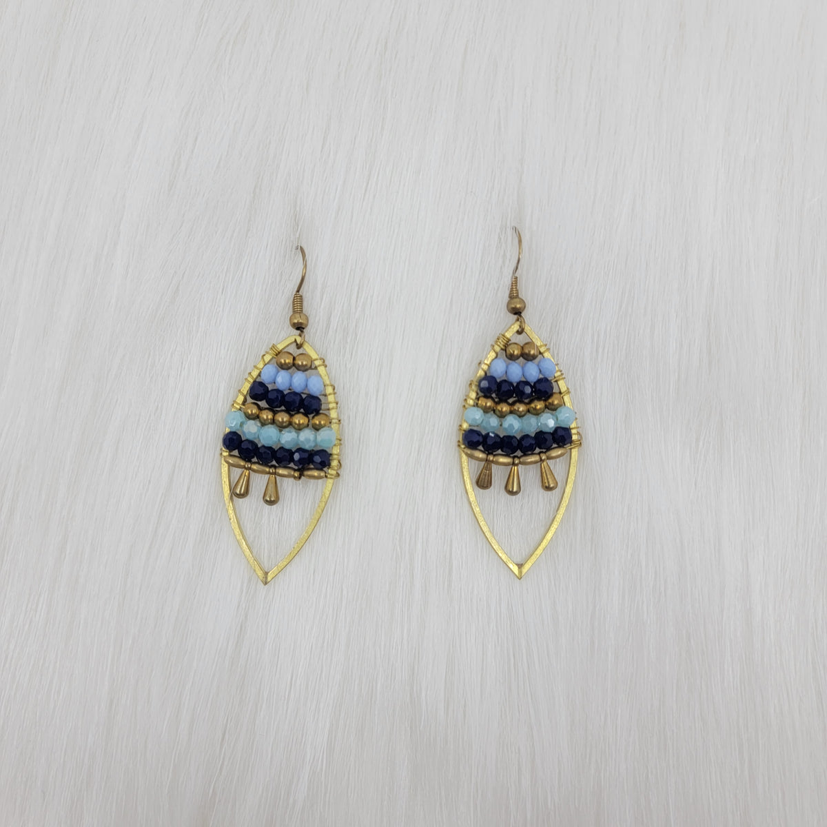 Crystal Wire Wrapped Earrings