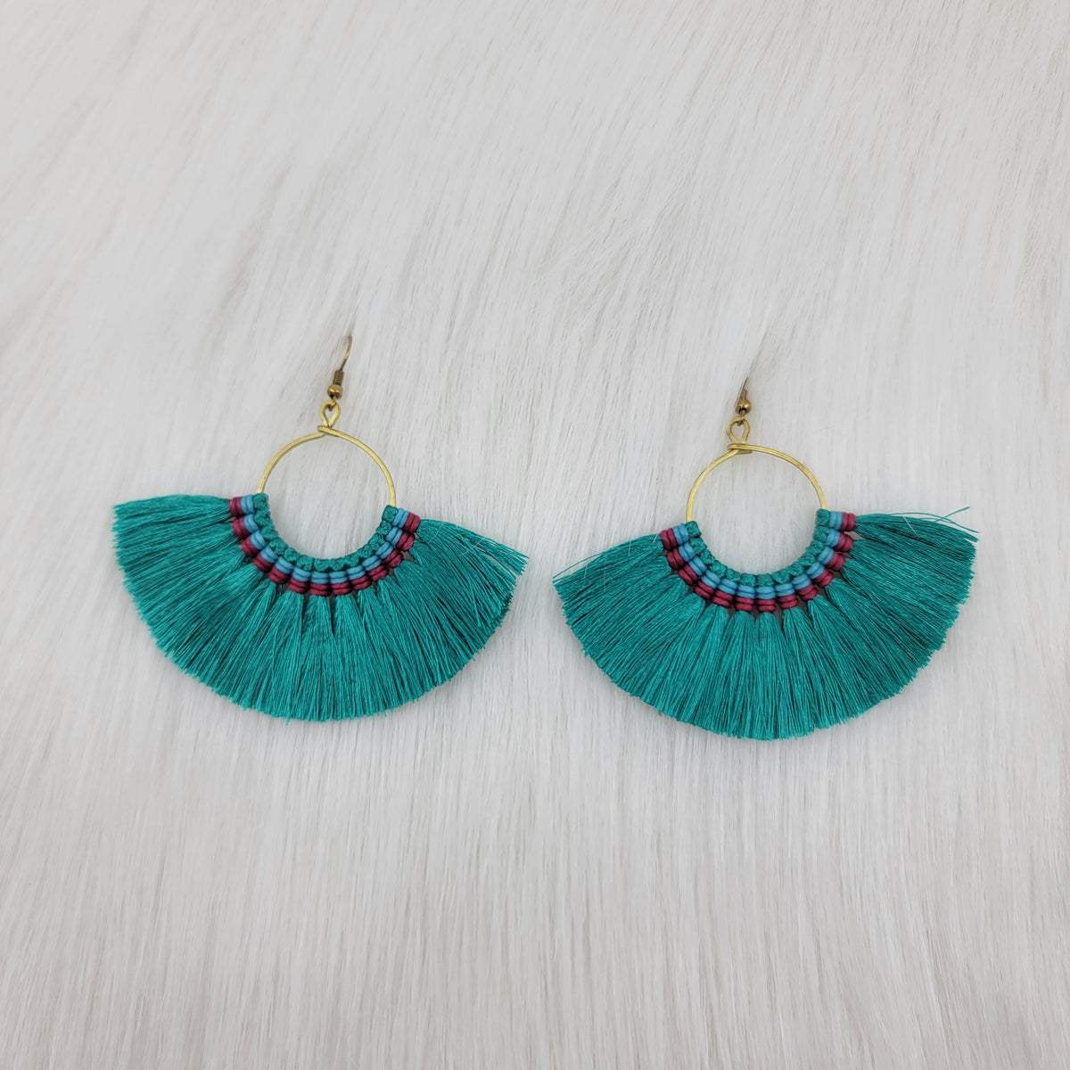 Big Bohemian Tassels Earrings