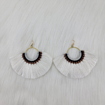 Big Bohemian Tassels Earrings