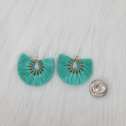 Mini Teardrop Tassels Earrings