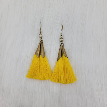 Brass Tassels Earrings